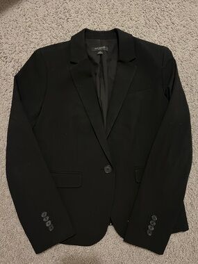 Ann Taylor Black One-Button Women's Blazer